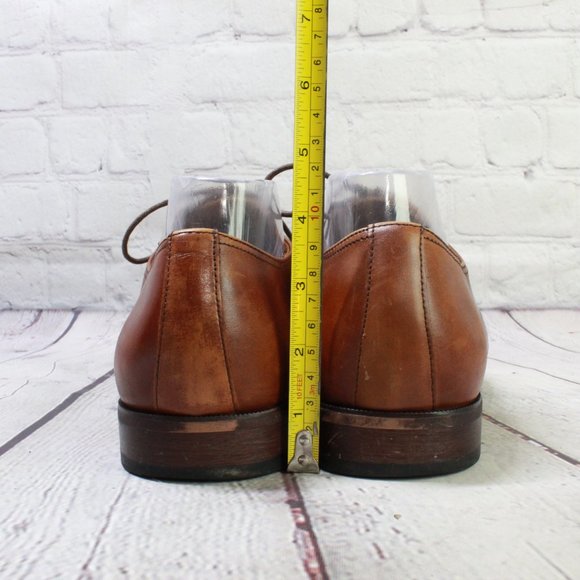 *Florsheim Brown Leather Lace Up Oxford Dress Shoes Size 11 Inches - Picture 7 of 9